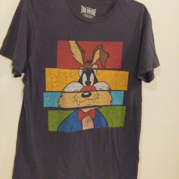 Looney Tunes Faces T Shirt True Vintage Men's M - Picture 9 of 10